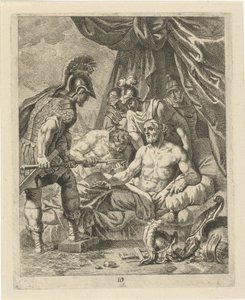 Achilles léčí Telefos Scény ze života Achilla (název série) Vitam et mortem achilli (název série)