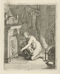 Thetis vloží Achilla do ohně Scény ze života Achilla (název série) Vitam et mortem achilli (název série)