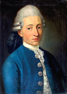 Portrét mladého muže Wolfgang Amadeus Mozart, 1772