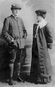 Mabel Hackney a Laurence Irving, 1907.