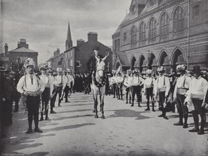 Knutsford May Day Festival, Morris Dancers od J. Benjamin Stone