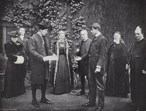 Ve Westminsterské škole se hází palačinky, vítěz dostává svou Guineu od J. Benjamin Stone