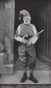 Horn Dance, Abbots Bromley, Blázen a Robin Hood od J. Benjamin Stone