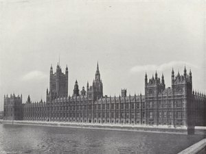 Westminsterský palác od J. Benjamin Stone
