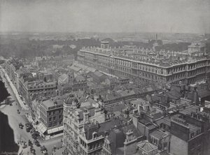 Westminster z hodinové věže od J. Benjamin Stone