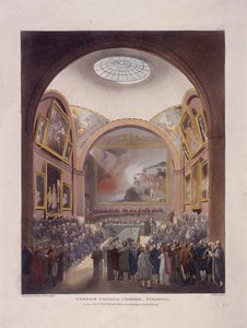 Guildhall Council Chamber, Londýn, 1808