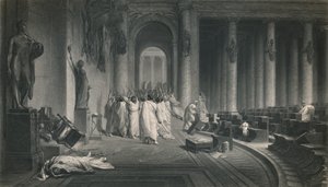 Smrt Caesara. Julius Caesar, c1870