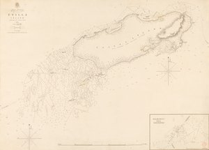 Pobřeží Mosquito v Západní Indii Ostrov Utilla, který prozkoumal komandér R. Owen v roce 1835