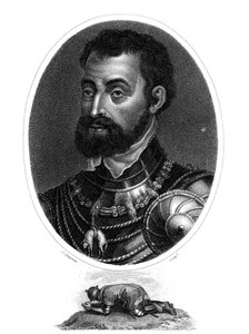 Karel V., španělský král a císař Svaté říše římské. od J. Chapman