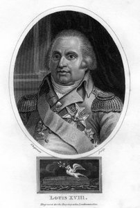 Louis XVIII, král Francie, 1820. od J. Chapman