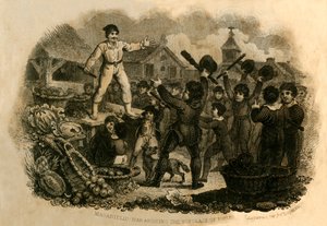 Masaniello Haranguing the Population of Neapol, 1821. od J. Chapman