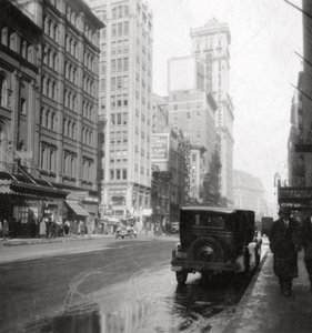 Broadway a Times Building, New York City, USA, 20. století