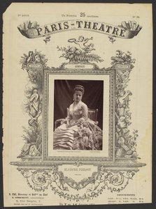 Pařížské divadlo: Blanche Pierson od J. Émile Tourtin