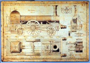 Stephensonova lokomotiva "Long Boiler", 1841 od J. Farley