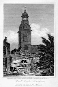 Christ Church, Blackfriars, Southwark, Londýn, 1817.