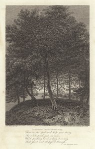 Robert Bloomfield, básník: Fakenham z Euston Park (rytina)