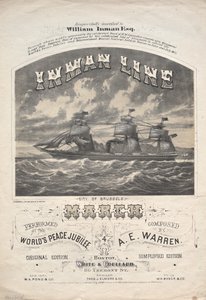 Pochod Inman Line od J. H. Bufford