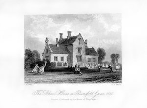 Školní dům na Dunsfold Green, Surrey, 1850 od J. H. Kernot