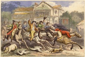 Slavná jízda Johna Gilpina (chromolitho)