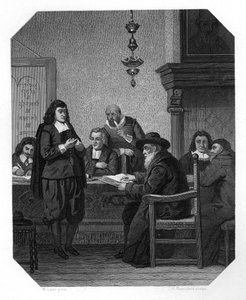 Benedict Spinoza, holandský filozof 17. století, c1870.