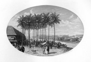 Založení Batavie, Jáva, Nizozemská východní Indie, 1619, c1870.
