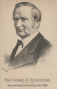 Thomas A Hendricks z Indiany, demokratický kandidát na viceprezidenta Spojených států od J. H. and Co. Bufford