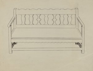 Kostelní lavice od J. Henry Marley