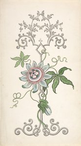 Design pro panelovou dekoraci zaměřenou na mučenku, 1828-40. od J Hulme
