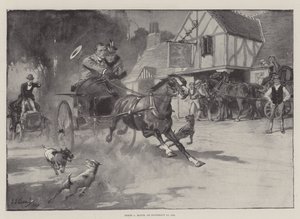 Kůň vs motor, nebo útěk v roce 1900