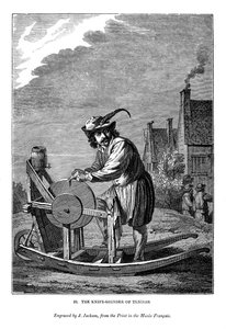 The Knife-Grender of Teniers, c1630-1690, 1843 od J. Jackson