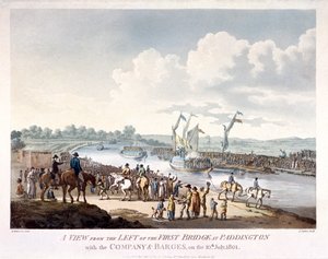 Bayswater, Paddington, Londýn, 1801 od J Jeakes
