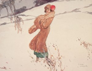 In The Snow (wc na papíře) od J. MacWilson