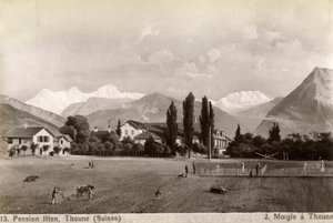 Pension Liten, Thun, Švýcarsko, 1885. od J Moegle
