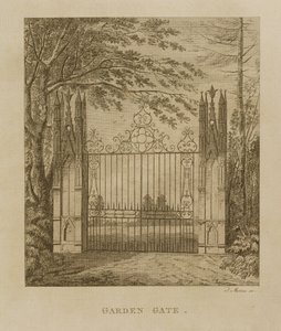 Zahradní brána na Strawberry Hill od J. Morris