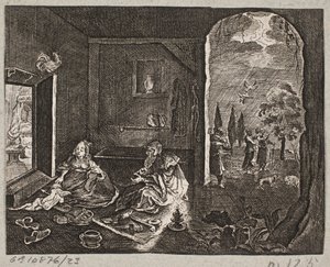 Ilustrace k Adamu Oleariusovi, „Perský Rosenthal od geniálního básníka Schich Saadi […]“, Schleswig 1660