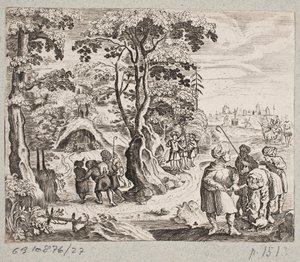 Ilustrace k Adamu Oleariusovi, „Perský Rosenthal od geniálního básníka Schich Saadi […]“, Schleswig 1660