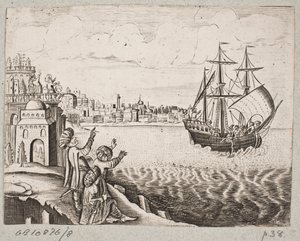 Ilustrace k Adamu Oleariusovi, „Perský Rosenthal od geniálního básníka Schich Saadi […]“, Schleswig 1660