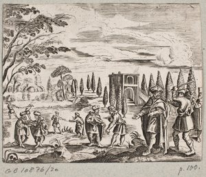 Ilustrace k Adamu Oleariusovi, „Perský Rosenthal od geniálního básníka Schich Saadi […]“, Schleswig 1660