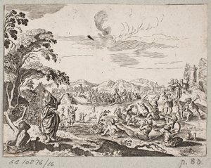 Ilustrace k Adamu Oleariusovi, „Perský Rosenthal od geniálního básníka Schich Saadi […]“, Schleswig 1660 od J. Muller