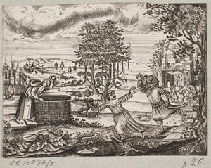 Ilustrace k Adamu Oleariusovi, „Perský Rosenthal od geniálního básníka Schich Saadi […]“, Schleswig 1660 od J. Muller