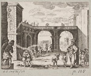 Ilustrace k Adamu Oleariusovi, „Perský Rosenthal od geniálního básníka Schich Saadi […]“, Schleswig 1660 od J. Muller