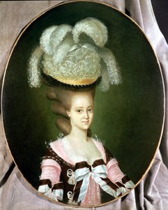 Portrét dámy v klobouku od J. Mulnier