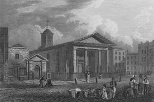 Kostel svatého Pavla, Covent Garden (rytina)