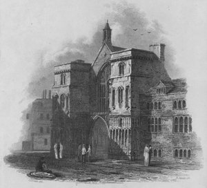 Westminster Hall (rytina) od John Preston Neale