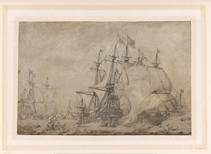 Bitva u Terheide, 1653 od J. Plas