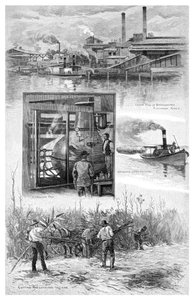 Cukrářský průmysl, Richmond River, Nový Jižní Wales, Austrálie, 1886.