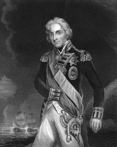 Horatio Nelson, 1. vikomt Nelson, anglický námořní velitel, c1798-c1805 c1857 od J. Rogers