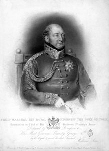 Polní maršál princ Frederick, vévoda z Yorku a Albany 1763-1827, 19. století.