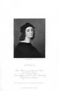 Raphael, italský renesanční umělec, c1836. od J. Thomson