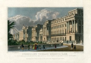 Cumberland Terrace, Regents Park, Londýn, 1827